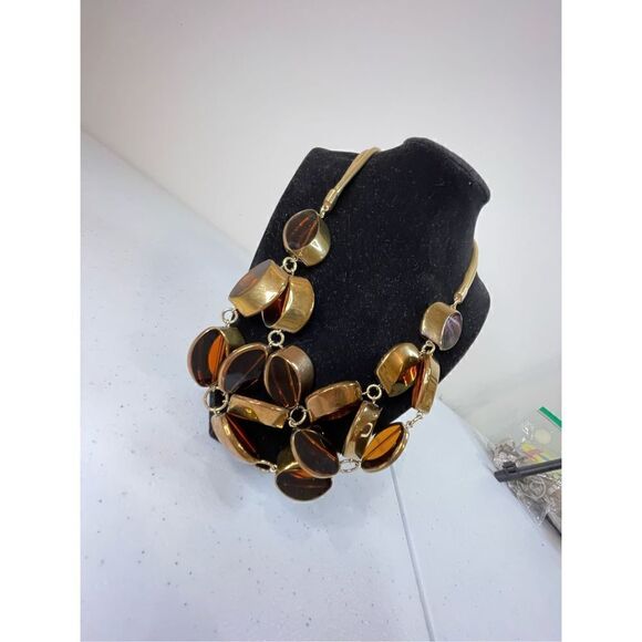 Escada Jewelry - Escada amber necklace vintage